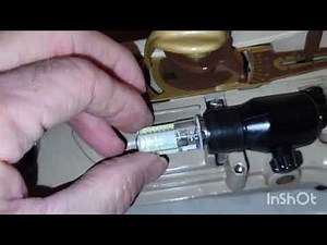 Singer 500a light bulb upgrade.#Singer #vintage #sewing machines#Singer500a