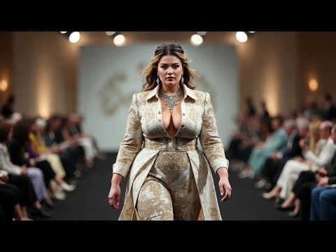 Stunning Plus Size Model Fashion Shoot in Gorgeous Décor