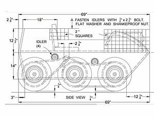 6 Wheeled ATV Go Kart Plans With Engine Vehicle DIY Wood