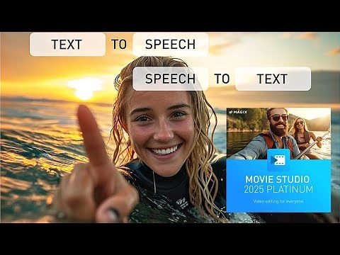 MAGIX Movie Studio 2025 Platinum - Video editing program for Windows 10/11 PCs