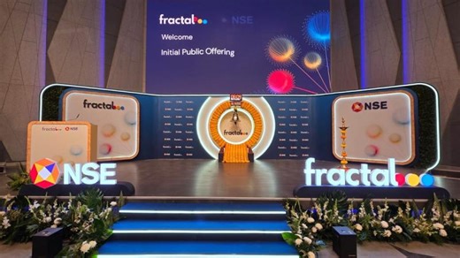 Listing ceremony of Fractal Analytics Limited | NSE India