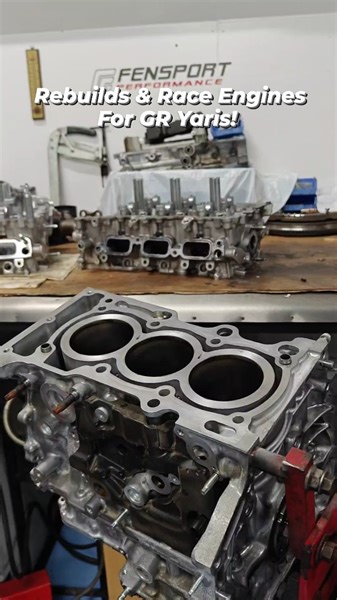 1K views · 48 reactions | GR Yaris engine building preparation, 1 x customer car standard rebuild and our own race engine. This is the strip down stage, both will be built over the next few weeks! Pics to follow soon  #fensport #gryaris #gazooracing #TOYOTA #gryaristuning #enginebuild #fensportgryaris | Fensport Performance | Facebook