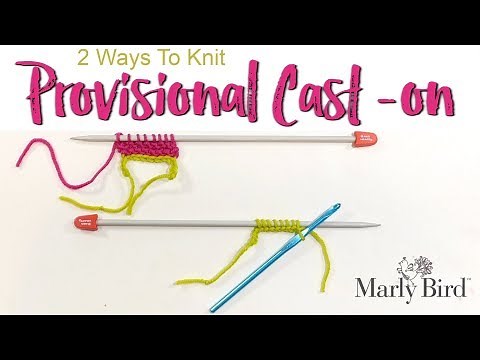 Learn 2 Ways To Knit Provisional Cast On with a Crochet Hook