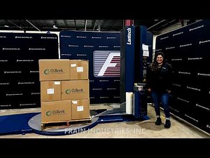 Lantech Model Q300 Semi-Automatic Stretch Wrapper Demo