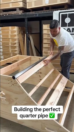 Building the perfect quarter pipe ✅