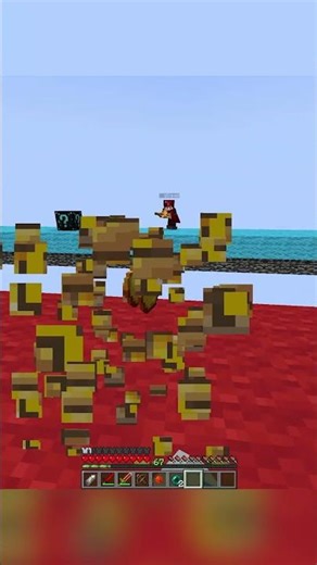 Minecraft 1v1 Lucky Block Race But I TROLL😂🫱