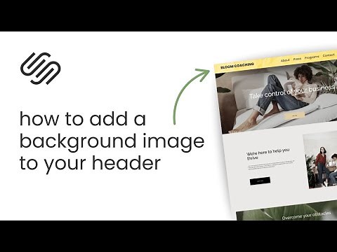 How to use an image for your Squarespace header // Squarespace Header Background Image Tutorial 2025