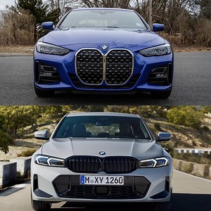 BMW 4 Series Looks Better with 3 Series LCI Grille