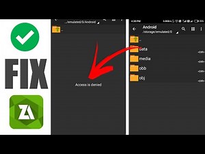 HOW TO FIX Access is denied in ZArchiver | How to Open/Access Android data & obb in Android 11