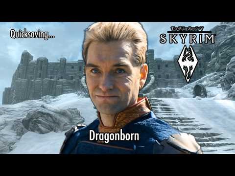Me and Delphine after the High Hrothgar Peace Summit in Skyrim