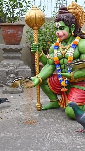 jay hanuman gyan gun sagar#hanumanji#krish#krish#pigeon#pigeon#squirrel#squirrel#parrot#parrot#short