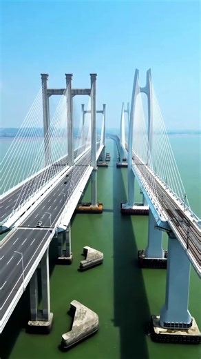 World’s Longest Bridge! 🌉😲 | #bridge #engineeringfacts