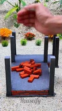 Satisfying Miniature House Builds: Tiny Designs & Creative Construction" |