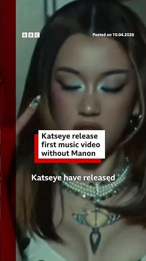 Katseye release first music video without Manon. #Katseye #Manon #BBCNews