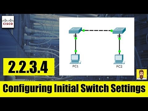 2.2.3.4 Packet Tracer - Configuring Initial Switch Settings