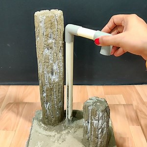 53K views · 437 reactions | Very beautiful cement waterfall fountain making ideas | 3 minutes diy | Facebook