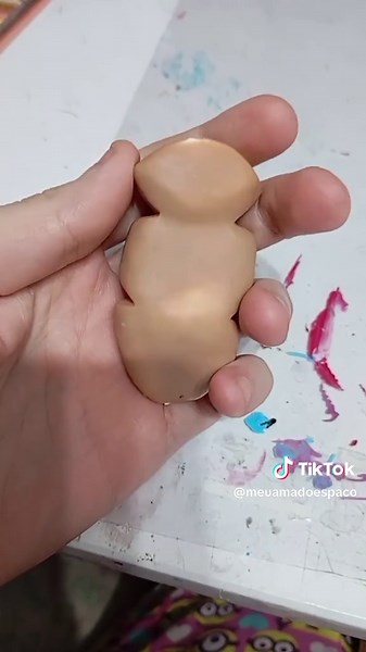 Como Fazer um Totem Irmão Urso em Biscuit