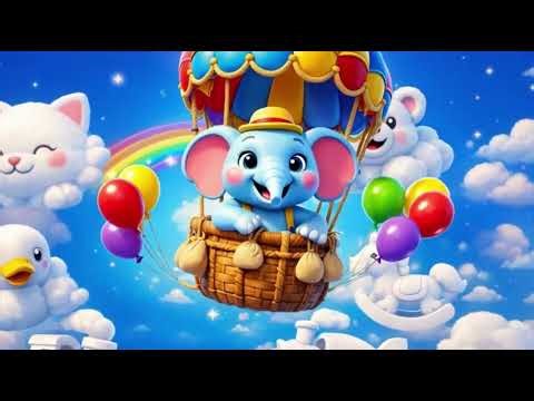 Baby Elephant’s Bubble Balloon Ride 🐘🎈 | Kids Story | Nursery Rhymes and Fun Learning