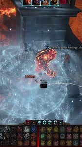 Baldur's Gate 3 Lava Elemental fight #bg3 #baldur