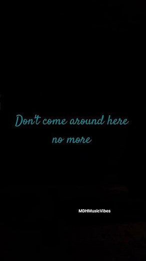 Don't come around here no more | Tom Petty & The Heartbreakers ‪@MDHMusicVibes‬ #music