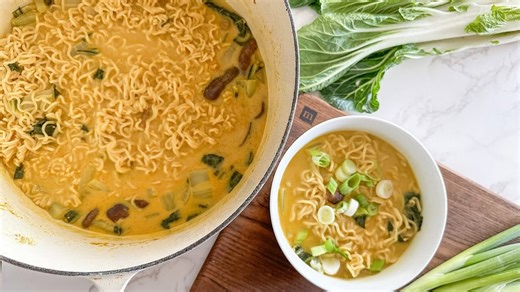 Veggie Coconut Curry Ramen Recipe