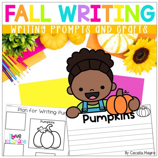 Fall Writing Activities Autumn Writing Prompts and Craft Toppers