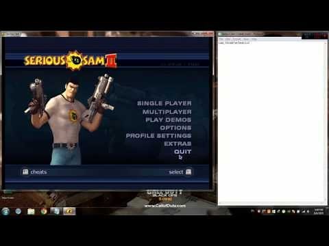 How to hack Serious sam 2 cheat codes!!!