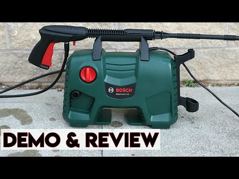 Bosch EasyAquatak 120 High Pressure Washer Review & Demonstration