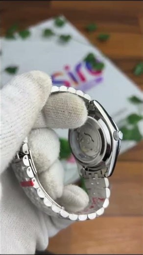 Rolex Date Just SIlver Chain Silver Bezel White Dial #rolex #watchcollector #rolex