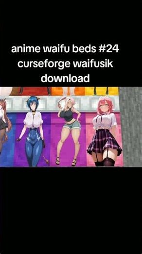 anime waifu beds #24 texture pack minecraft