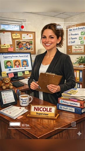 Meet the amazing office team behind Wee Watch Brampton 💛 Our office staff works hard every day to support our providers, families, and their Wee Ones. Here’s the team that keeps everything running smoothly: ✨ Nicole S. – Supervisor Leading with experience and heart, Nicole supports parents, providers, and staff members while ensuring our program continues to meet the highest standards of care. ✨ Carla – Financial Manager Our numbers expert who keeps everything balanced and organized behind the 