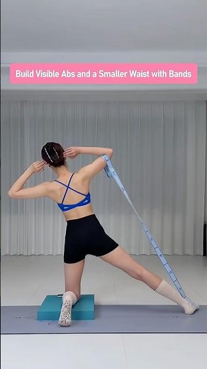 4 Resistance Band Exercises to Burn Belly Fat, Define Abs, and Build a Slim Waist at Home