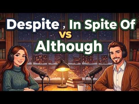 Despite vs In Spite Of vs Although | Easy English Podcast | Clarity English Podcast