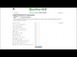 Java Practice-it | Primitive Data and Definite Loops | Self-Check 2.4: expressions2