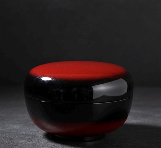 Vintage Japanese Lacquerware Lidded Bowl Deep Red & Glossy Black Gradient 6.3" 23oz Elegant Tableware Zen Decor Artisan Gift Collectible Art - Etsy