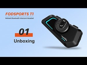 NEW RELEASE! Unboxing the Fodsports T1 Motorcycle Communication System