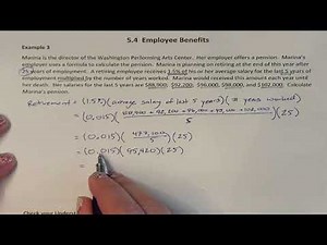 Lesson 5.4 Calculating Pensions