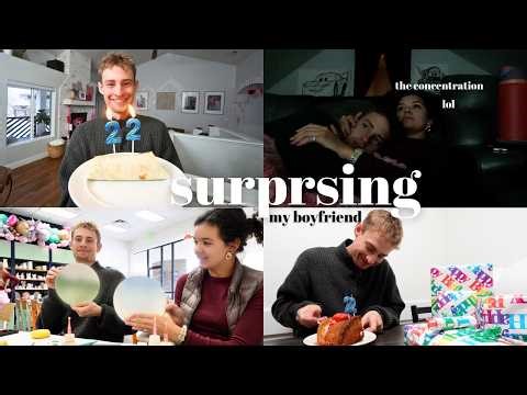surprising my bf for his bday