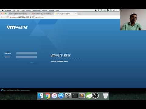 Accessing esxi command prompt and web interface