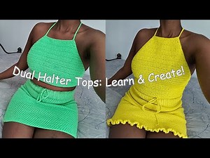 How to Crochet a Halter Top / Very Beginner Friendly