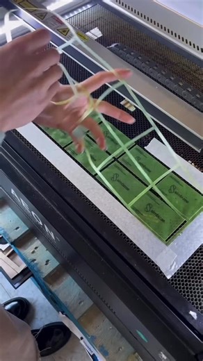 People of Print ® on Instagram: "🌱 Business cards born from nature. 🌱 We love these incredible sustainable creations by @agro.biomaterials, who are redefining what printed materials can be made from. Each card is produced using asparagus and lettuce waste, transformed into a biomaterial that replaces plastic ♻️ They’re laser-cut and eco-uv printed, combining precision design with environmental responsibility, proving that innovation and aesthetics can coexist beautifully. At Agro, waste isn’t 