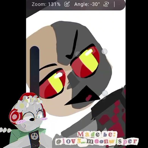 [speed draw forsaken admin] #capcut #art #edit #hipaint #speeddrawing #pookiegang