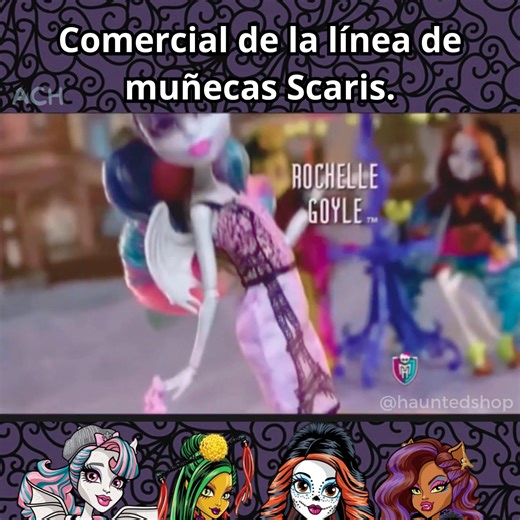 Dato curioso medio escondido 👀: existe un comercial oficial de la línea Scaris de Monster High y casi nadie lo recuerda o ni sabía que existía ya que en pocos paises fue transmitido y en México por ejemplo jamas se doblo al español👀👀 👻Les dejo unos datitos curiosos de esta película tan querida que marcó un antes y un después para la franquicia: 😌Introduce nuevos personajes como Skelita Calaveras y Jinafire Long en el viaje, ampliando la diversidad de personajes extranjeros que luego sería m