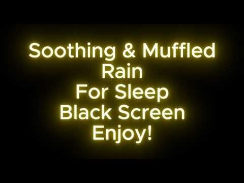 Soothing Muffled Rain for Sleep and Relaxation (8 Hours!)