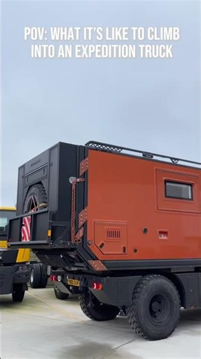 People don’t realise how big these expedition vehicles actually are…🏕️#overlanding #trucklife