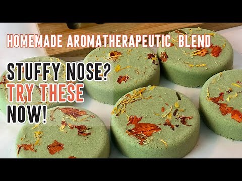 Aromatherapy Shower Steamers DIY Clear Congestion, Improve Mood, Sleep Better