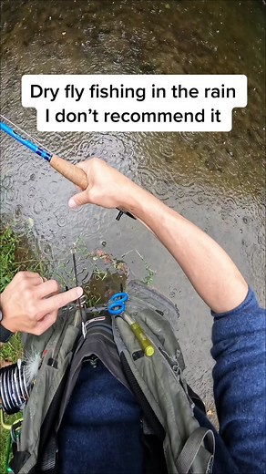 Dry Fly Fishing Tips in the Rain