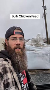 When I can I like to buy my chicken feed in bulk, it saves me time and money, plus you know the feeds good and fresh #modernhomestead #homesteading #homestead #chickens #chickenfeed #chickentok | Mitchell Cannon