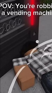 POV:you robbing a vending machine #roblox