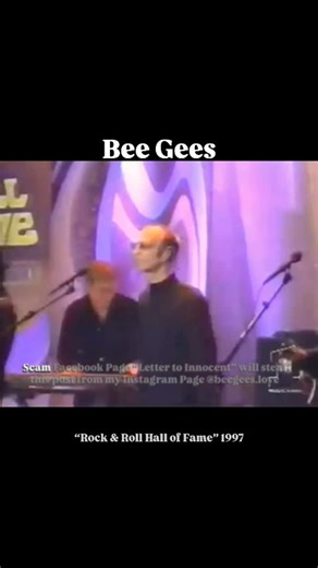 Bee Gees singing “Stayin’ Alive” & “You Should Be Dancing” at their 1997 induction into the “Rock & Roll Hall of Fame” in 1997.🌺 . . . #barrygibb #robingibb #mauricegibb #brothersgibb #beegees #andygibb #thebeegees #singersongwriter #musiclife #70s #90s #disco #reelsvideo #explore #beegeesforever #beegeesone #beegeesfans #beegeesgold #explorepage #reels #vintage #instalike #barrygibbforever #facebookreels | Bee Gees Fan Page ❤️